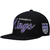 Mitchell & Ness Sacramento Kings Hardwood Classics Script 2.0 Snapback Hat