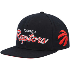 Mitchell & Ness Toronto Raptors Hardwood Classics Script 2.0 Snapback Hat