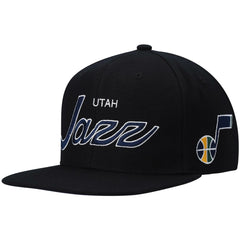 Mitchell & Ness Utah Jazz Hardwood Classics Script 2.0 Snapback Hat
