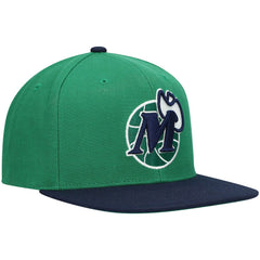 Mitchell & Ness Dallas Mavericks Hardwood Classics Team Two-Tone 2.0 Snapback Hat sale