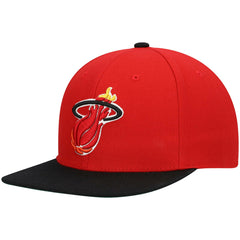 Mitchell & Ness Miami Heat Hardwood Classics Team Two-Tone 2.0 Snapback Hat