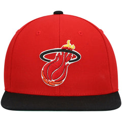 Mitchell & Ness Miami Heat Hardwood Classics Team Two-Tone 2.0 Snapback Hat