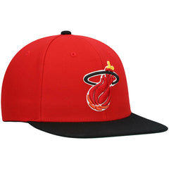 Mitchell & Ness Miami Heat Hardwood Classics Team Two-Tone 2.0 Snapback Hat