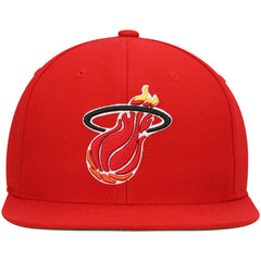 Mitchell & Ness Miami Heat Hardwood Classics Team Ground 2.0 Snapback Hat
