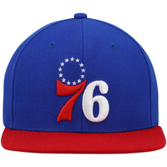 Mitchell & Ness Philadelphia 76ers Team Two-Tone 2.0 Snapback Hat
