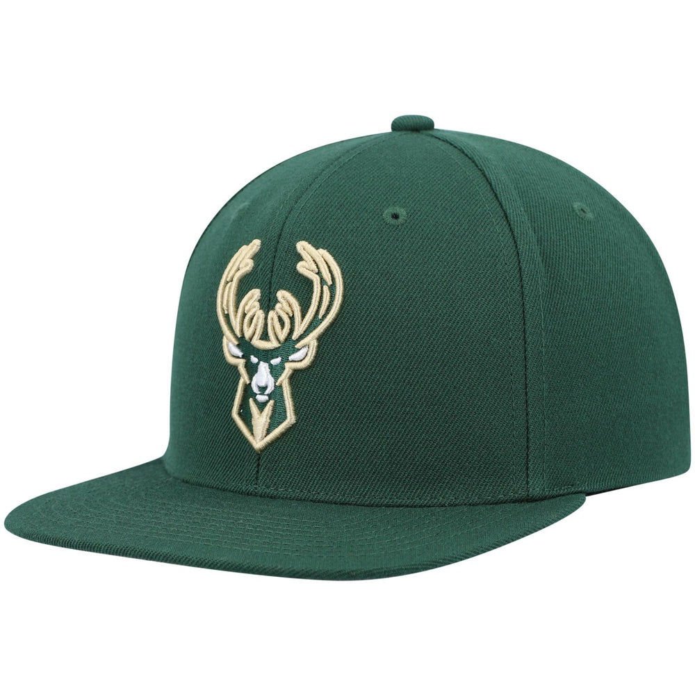 Mitchell & Ness Milwaukee Bucks Ground 2.0 Snapback Hat