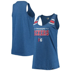 New Era Philadelphia 76ers Women's Scoop-Neck Racerback Tank Top