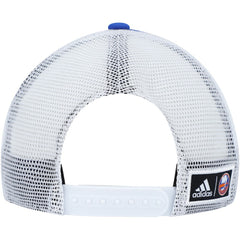 NHL New York Islanders adidas Team Plate Trucker Snapback Hat