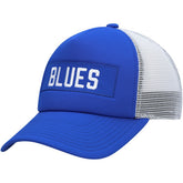 NHL St. Louis Blues adidas Team Plate Trucker Snapback Hat
