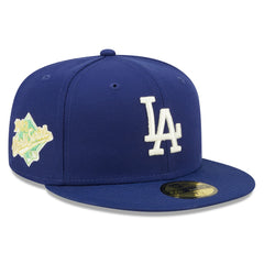 Royal Los Angeles Dodgers New Era 1988 World Series Champions Citrus Pop UV 59FIFTY Fitted Hat