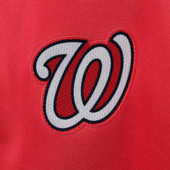 Red Washington Nationals Women's Plus Size Raglan T-Shirt