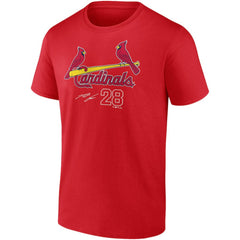 Red Nolan Arenado St. Louis Cardinals Fanatics Player Name & Number T-Shirt