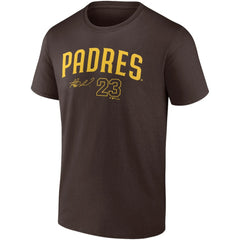 Brown Fernando Tatis Jr. San Diego Padres Fanatics Player Name & Number T-Shirt