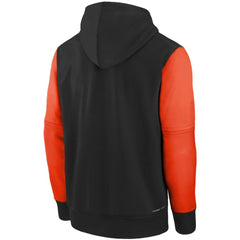 Black/Orange Baltimore Orioles Nike Youth Authentic Collection Performance Pullover Hoodie