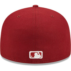 Cardinal Pittsburgh Pirates New Era White Logo 59FIFTY Fitted Hat
