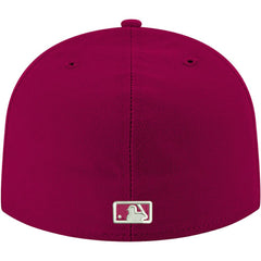 Cardinal Washington Nationals New Era White Logo 59FIFTY Fitted Hat