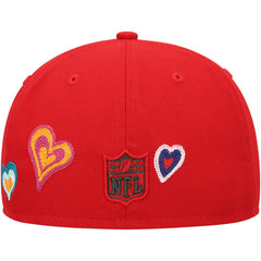 Chain Stitch Heart 59FIFTY Fitted Hat - Tampa Bay Buccaneers Hats