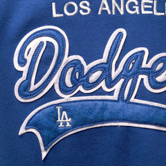 Royal Los Angeles Dodgers Soft as a Grape Women's Plus Size Side Split Pullover Hoodie