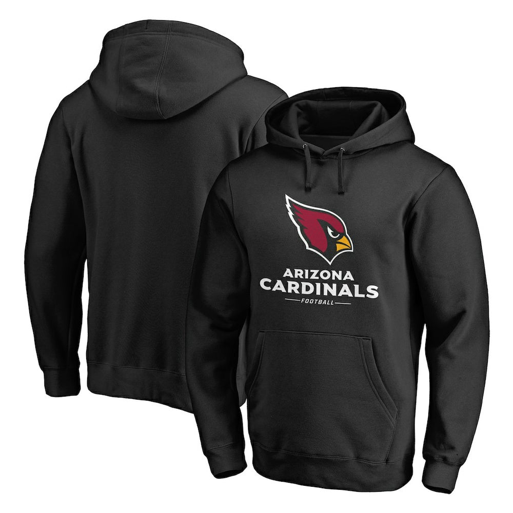 Logo Team Lockup Fitted Pullover Hoodie - Arizona Cardinals Hoodies