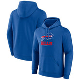 Logo Team Lockup Fitted Pullover Hoodie - Buffalo Bills Hoodies
