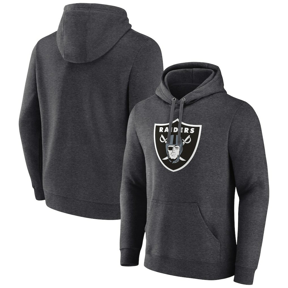 Primary Logo Fitted Pullover Hoodie - Las Vegas Raiders Hoodies