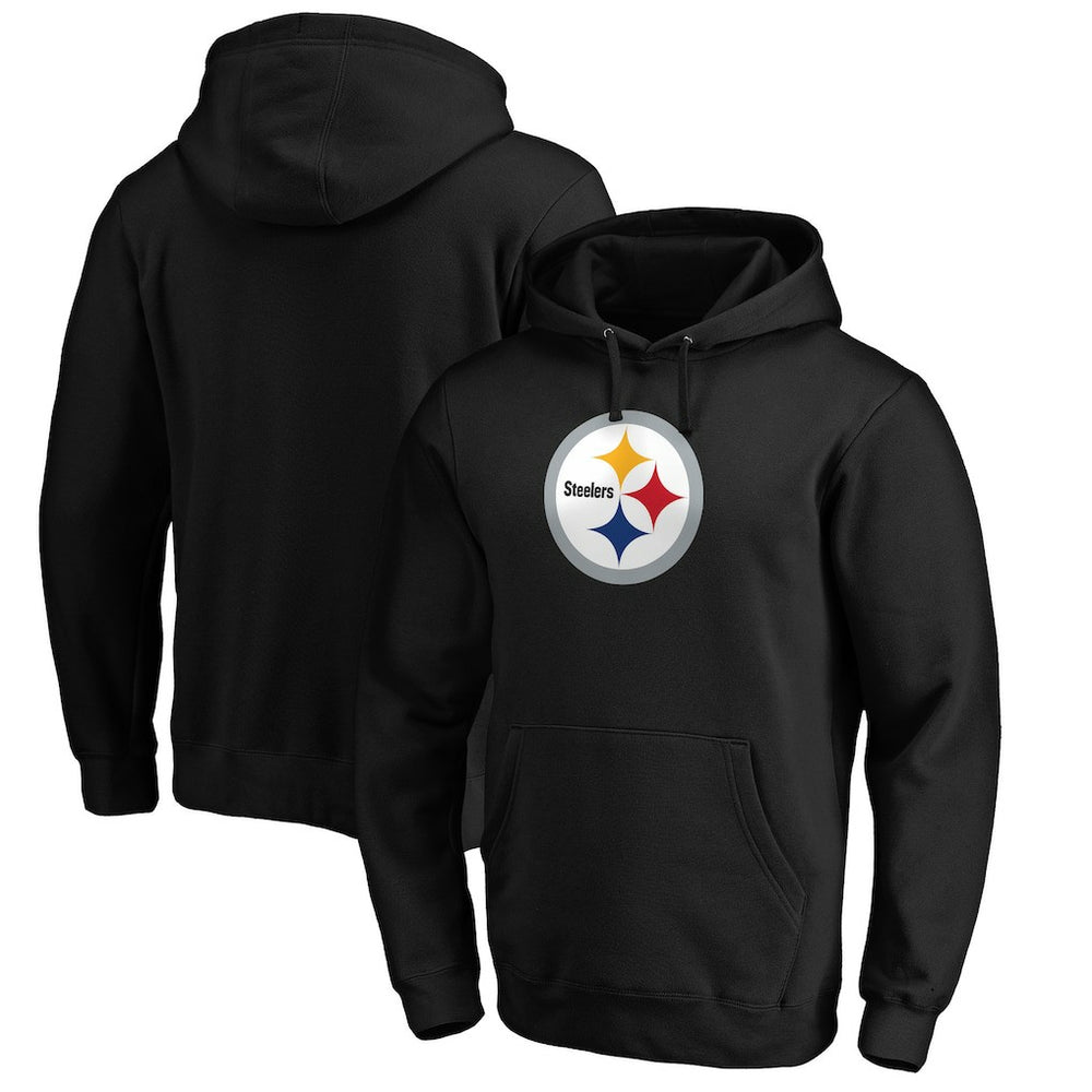 Primary Logo Fitted Pullover Hoodie - Pittsburgh Steelers Hoodies