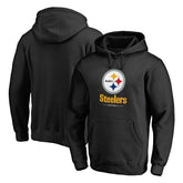 Logo Team Lockup Fitted Pullover Hoodie - Pittsburgh Steelers Hoodies