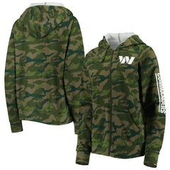 Women's Raglan Full-Zip Hoodie - Washington Commanders Hoodies