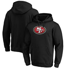 Primary Logo Fitted Pullover Hoodie - San Francisco 49ers Hoodies