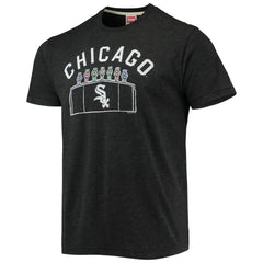 Charcoal Chicago White Sox Homage Team Hyper Local Tri-Blend T-Shirt