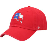 Red Texas Rangers '47 Clean Up Adjustable Hat