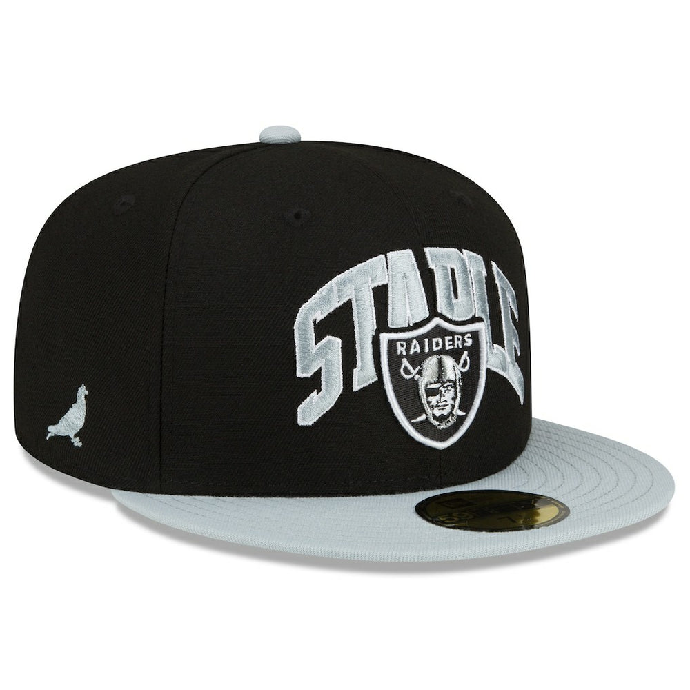 NFL x Staple Collection 59FIFTY Fitted Hat - Las Vegas Raiders Hats