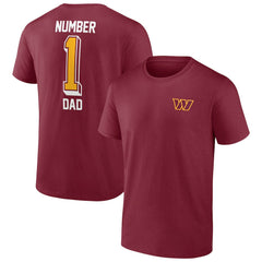 Team #1 Dad T-Shirt - Washington Commanders T-shirts