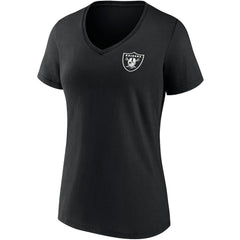 Women's Team Mother's Day V-Neck T-Shirt - Las Vegas Raiders T-shirts