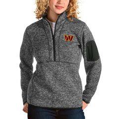 Antigua Women's Fortune Quarter-Zip Pullover Jacket - Washington Commanders Pullover