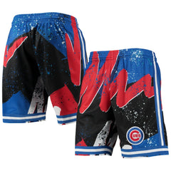 Royal Chicago Cubs Mitchell & Ness Hyper Hoops Shorts