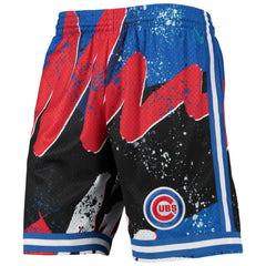 Royal Chicago Cubs Mitchell & Ness Hyper Hoops Shorts