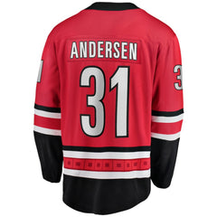 NHL Frederik Andersen Carolina Hurricanes Fanatics Alternate Breakaway Player Jersey