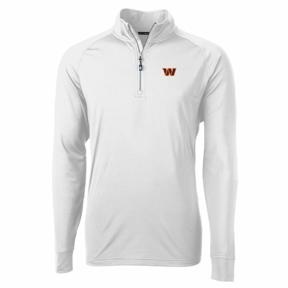 Cutter & Buck Adapt Eco Stretch Quarter-Zip Pullover Jacket - Washington Commanders Pullover