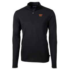 Cutter & Buck Virtue Eco Pique Half-Zip Pullover Jacket - Washington Commanders Pullover