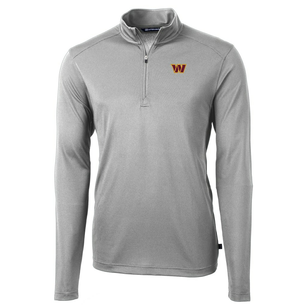 Cutter & Buck Virtue Eco Pique Half-Zip Pullover Jacket - Washington Commanders Pullover