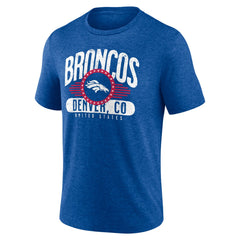 Badge of Honor Tri-Blend T-Shirt - Denver Broncos T-shirts
