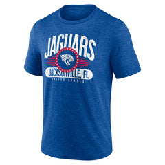 Badge of Honor Tri-Blend T-Shirt - Jacksonville Jaguars T-shirts