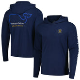 Navy Milwaukee Brewers Vineyard Vines Long Sleeve Hoodie T-Shirt