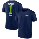 Number One Dad T-Shirt - Seattle Seahawks T-shirts