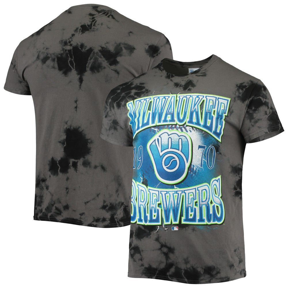 Charcoal Milwaukee Brewers '47 Wonder Boy Vintage Tubular T-Shirt