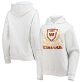 WEAR by Erin Andrews Women's Fleece Pullover Hoodie - Washington Commanders Hoodies