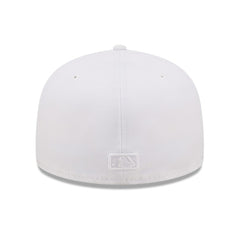 Colorado Rockies New Era White on White 59FIFTY Fitted Hat