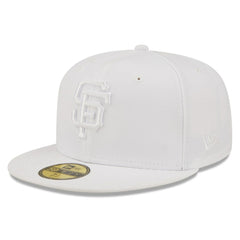 San Francisco Giants New Era White on White 59FIFTY Fitted Hat