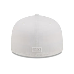Athletics New Era White on White 59FIFTY Fitted Hat
